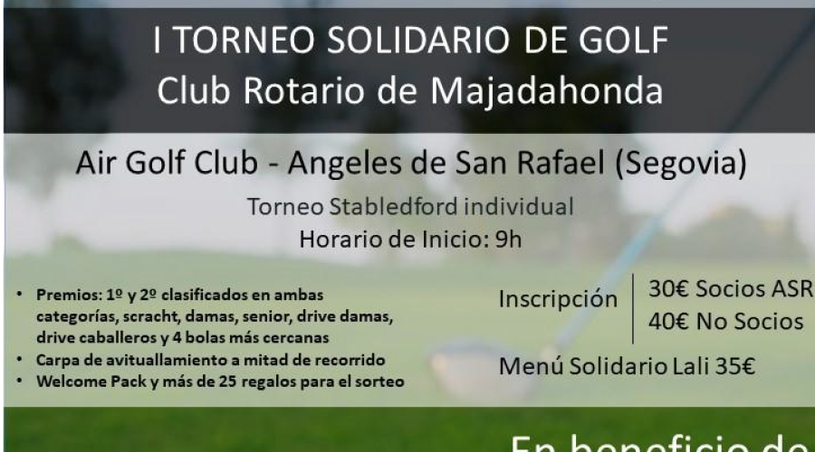 I Torneo Solidario de Golf del Club Rotario de Majadahonda